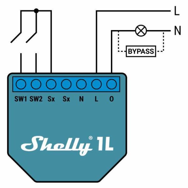 Shelly 1 wifi реле